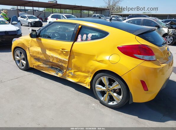 KMHTC6AD9HU314559 2017 HYUNDAI VELOSTER Yellow 