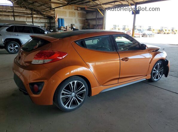KMHTC6AE0GU254808 2016 HYUNDAI VELOSTER Orange Tył prawy