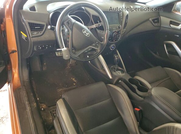 KMHTC6AE0GU254808 2016 HYUNDAI VELOSTER Orange Widok deski rozdzielczej