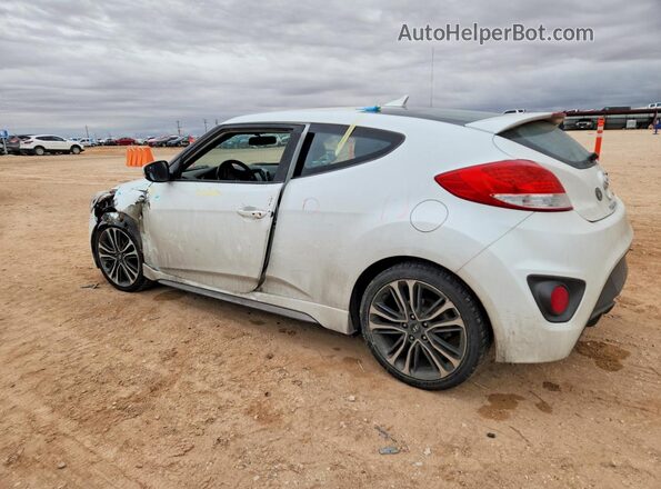 KMHTC6AE1HU309784 2017 HYUNDAI VELOSTER Белый Задняя левая четверть