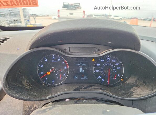 KMHTC6AE1HU309784 2017 HYUNDAI VELOSTER Белый Вид щитка приборов