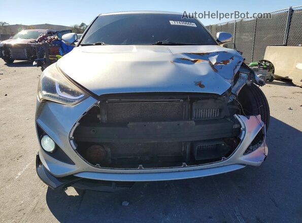 KMHTC6AE2GU287227 2016 HYUNDAI VELOSTER Серебряный Вид спереди