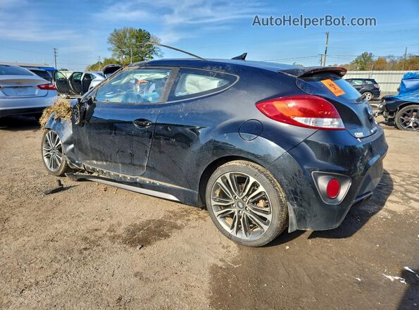 KMHTC6AE3HU309429 2017 HYUNDAI VELOSTER Black Rear left