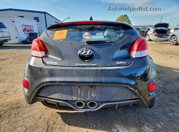 KMHTC6AE3HU309429 2017 HYUNDAI VELOSTER Black Rear view