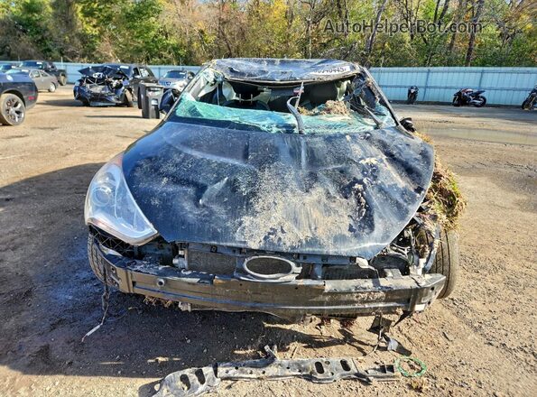 KMHTC6AE3HU309429 2017 HYUNDAI VELOSTER Black Front view