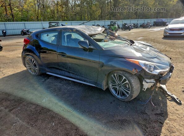KMHTC6AE3HU309429 2017 HYUNDAI VELOSTER Black Front right
