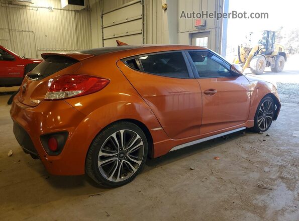 KMHTC6AE5GU269594 2016 HYUNDAI VELOSTER Оранжевый Задняя правая четверть