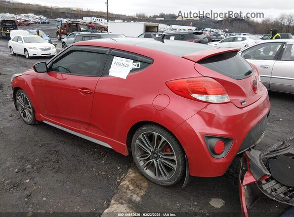 KMHTC6AE5HU308850 2017 HYUNDAI VELOSTER Red Rear left