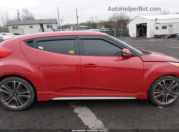 KMHTC6AE5HU308850 2017 HYUNDAI VELOSTER Red Rear interior view