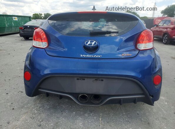 KMHTC6AE7GU274490 2016 HYUNDAI VELOSTER Синий Вид сзади