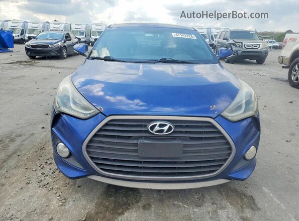 KMHTC6AE7GU274490 2016 HYUNDAI VELOSTER Синий Вид спереди