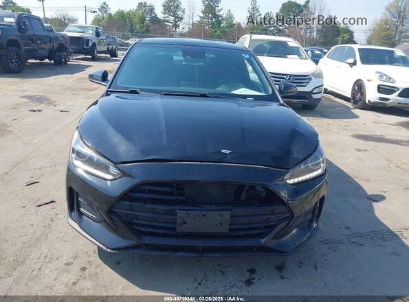 KMHTG6AF1KU013359 2019 HYUNDAI VELOSTER Black Widok zestawu wskaźników