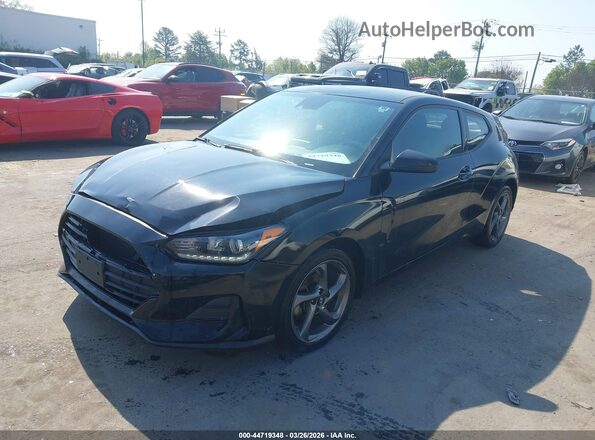 KMHTG6AF1KU013359 2019 HYUNDAI VELOSTER Black Przód lewy