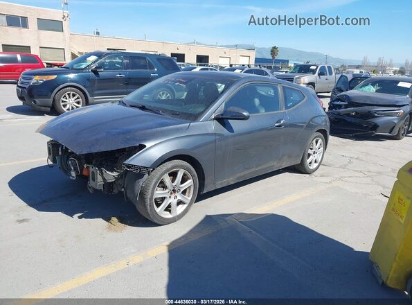 KMHTG6AF2KU015105 2019 HYUNDAI VELOSTER Серый Передняя левая четверть