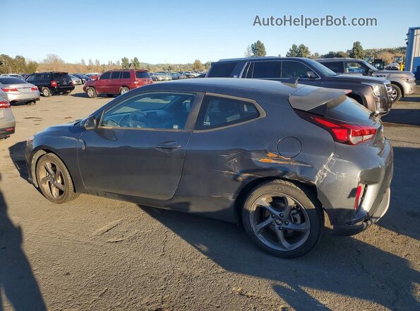 KMHTG6AF8KU019952 2019 HYUNDAI VELOSTER Gray 