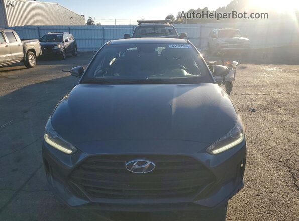 KMHTG6AF8KU019952 2019 HYUNDAI VELOSTER Gray 
