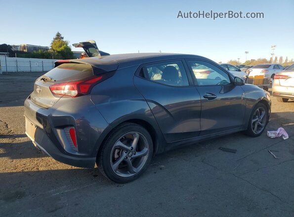 KMHTG6AF8KU019952 2019 HYUNDAI VELOSTER Gray 