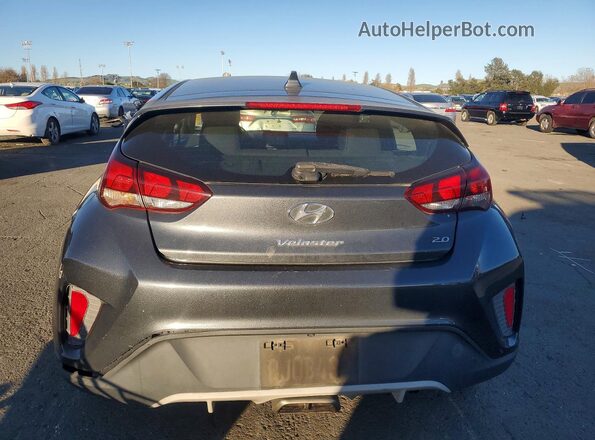 KMHTG6AF8KU019952 2019 HYUNDAI VELOSTER Gray 