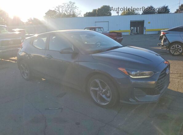 KMHTG6AF8KU019952 2019 HYUNDAI VELOSTER Gray 