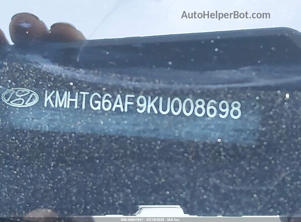 KMHTG6AF9KU008698 2019 HYUNDAI VELOSTER Черный 