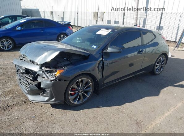 KMHTG6AF9LU024708 2020 HYUNDAI VELOSTER Gray Front left