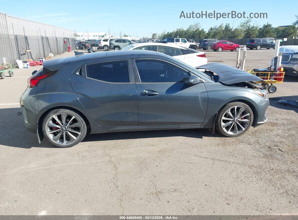 KMHTG6AF9LU024708 2020 HYUNDAI VELOSTER Gray Rear interior view