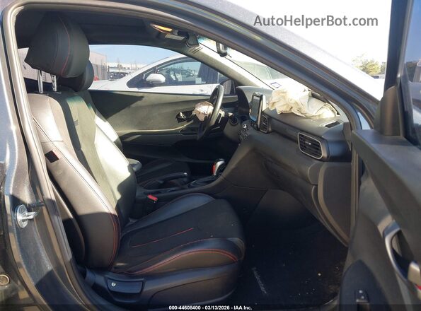 KMHTG6AF9LU024708 2020 HYUNDAI VELOSTER Gray Front interior view