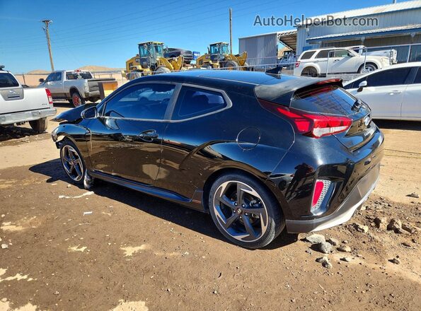 KMHTH6AB0KU003528 2019 HYUNDAI VELOSTER Black Trasero izquierdo