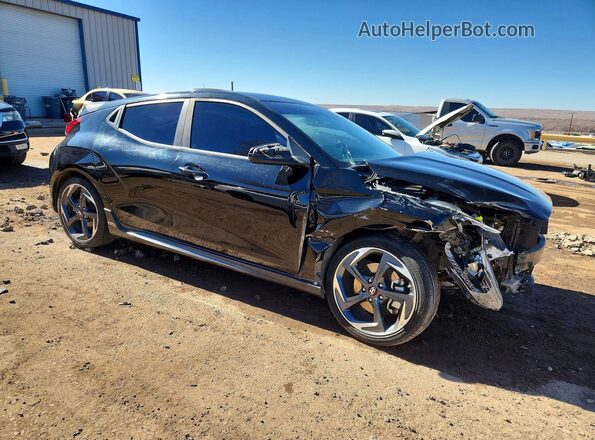 KMHTH6AB0KU003528 2019 HYUNDAI VELOSTER Black Delantero derecho