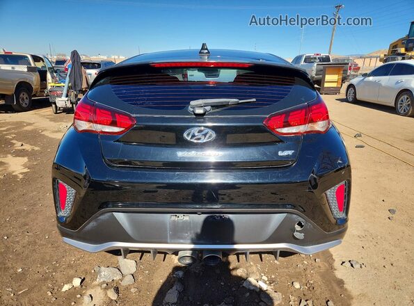 KMHTH6AB0KU003528 2019 HYUNDAI VELOSTER Black Vista trasera