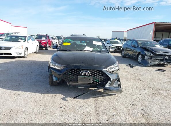 KMHTH6AB2LU022387 2020 HYUNDAI VELOSTER Black Front view
