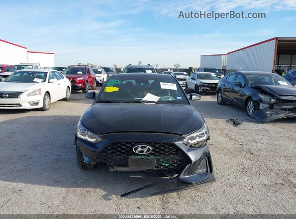 KMHTH6AB2LU022387 2020 HYUNDAI VELOSTER Black Instrument cluster view