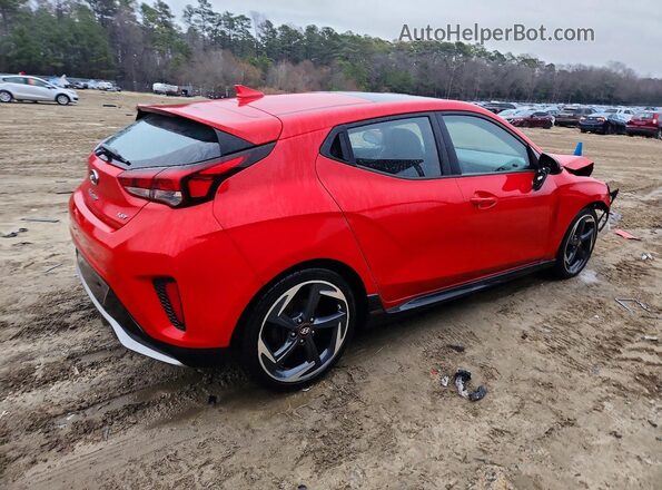 KMHTH6ABXKU013564 2019 HYUNDAI VELOSTER Red 