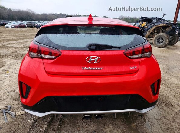 KMHTH6ABXKU013564 2019 HYUNDAI VELOSTER Red 