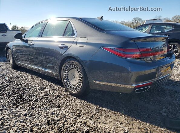 KMTF54PH0MU084819 2021 GENESIS G90 Gray Rear left