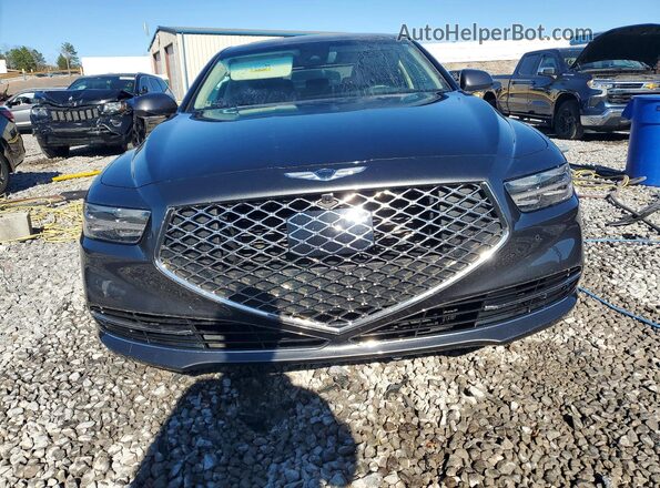 KMTF54PH0MU084819 2021 GENESIS G90 Gray Front view