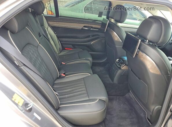 KMTF54PH8MU087094 2021 GENESIS G90 Silver უკანა სავარძლების ხედი