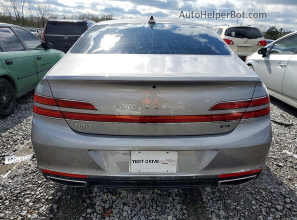 KMTF54PH8MU087094 2021 GENESIS G90 Silver უკანა ხედი