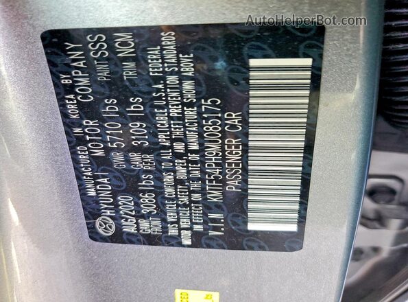 KMTF54PH9MU085175 2021 GENESIS G90 Gray ძრავის განყოფილების ხედი