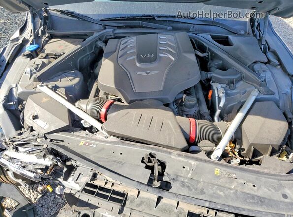 KMTF54PH9MU085175 2021 GENESIS G90 Gray უკანა სალონის ხედი