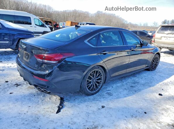 KMTFN4JB3LU323878 2020 GENESIS G80 Black Задня права чверть