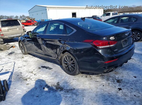 KMTFN4JB3LU323878 2020 GENESIS G80 Black Задня ліва чверть