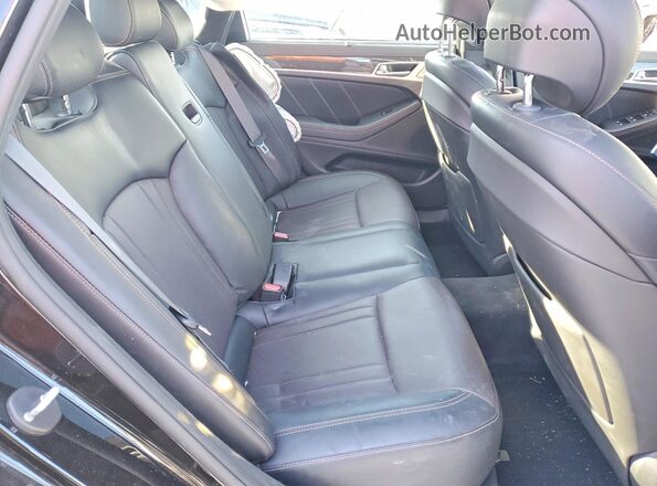KMTFN4JB3LU323878 2020 GENESIS G80 Black Вид задніх сидінь