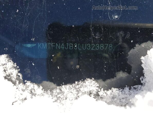 KMTFN4JB3LU323878 2020 GENESIS G80 Black Вид підкапотного простору