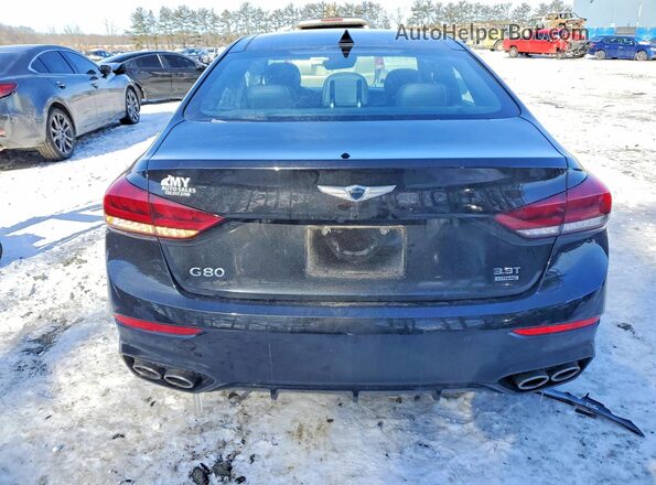 KMTFN4JB3LU323878 2020 GENESIS G80 Black Вид ззаду