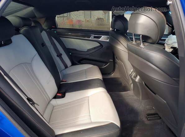 KMTFN4JB5LU329567 2020 GENESIS G80 Blue Vista de los asientos traseros