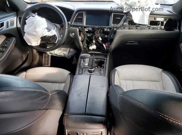 KMTFN4JB5LU329567 2020 GENESIS G80 Blue Vista del salpicadero