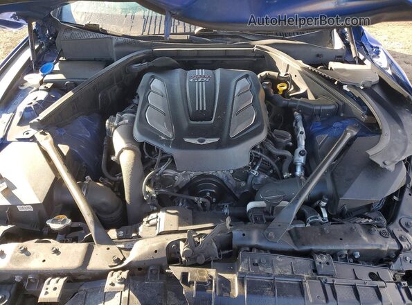 KMTFN4JB5LU329567 2020 GENESIS G80 Blue Vista interior trasera