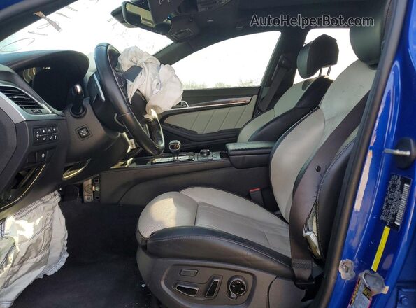 KMTFN4JB5LU329567 2020 GENESIS G80 Blue Vista interior delantera