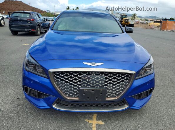 KMTFN4JB5LU331898 2020 GENESIS G80 Blue Front view